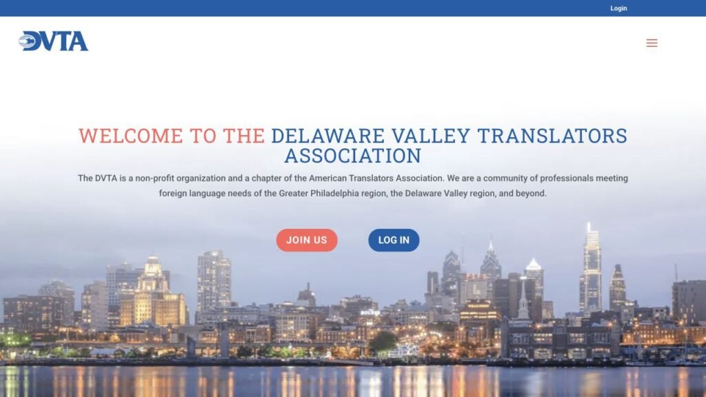DVTA website homepage