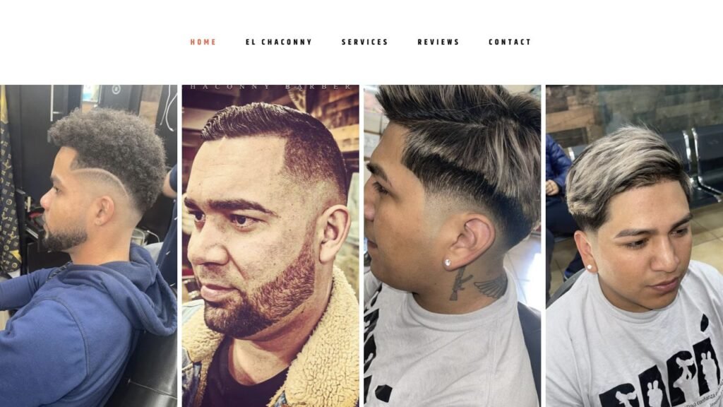 El Chaconny Barbershop website