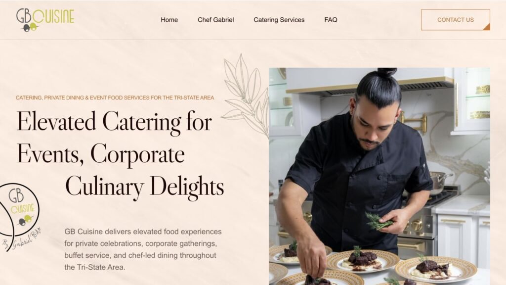GB Cuisine website