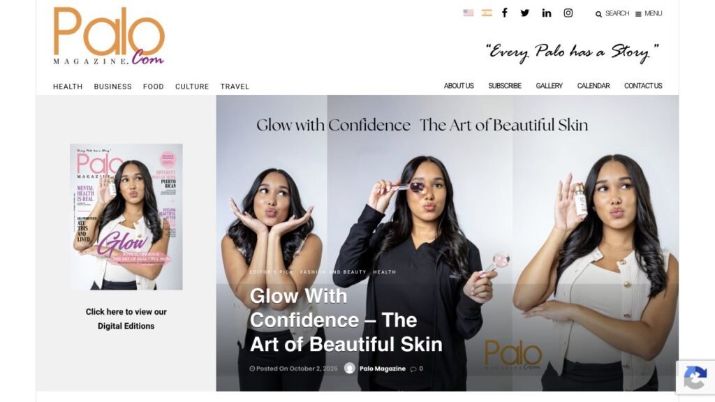 Palo Magazine website