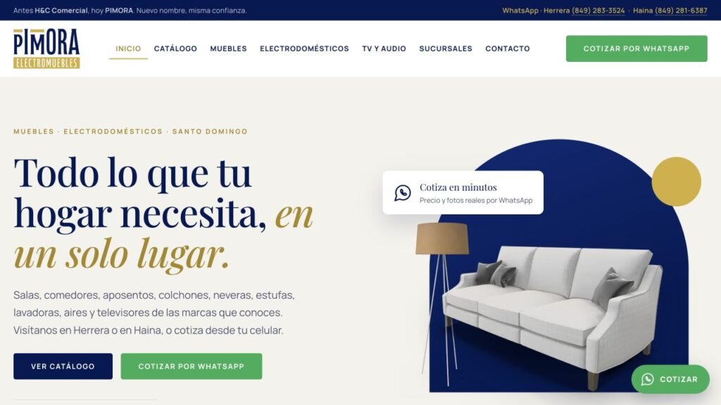 Pimora website