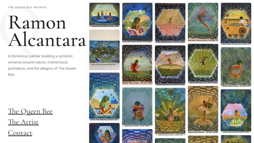 Ramón Alcántara Art website