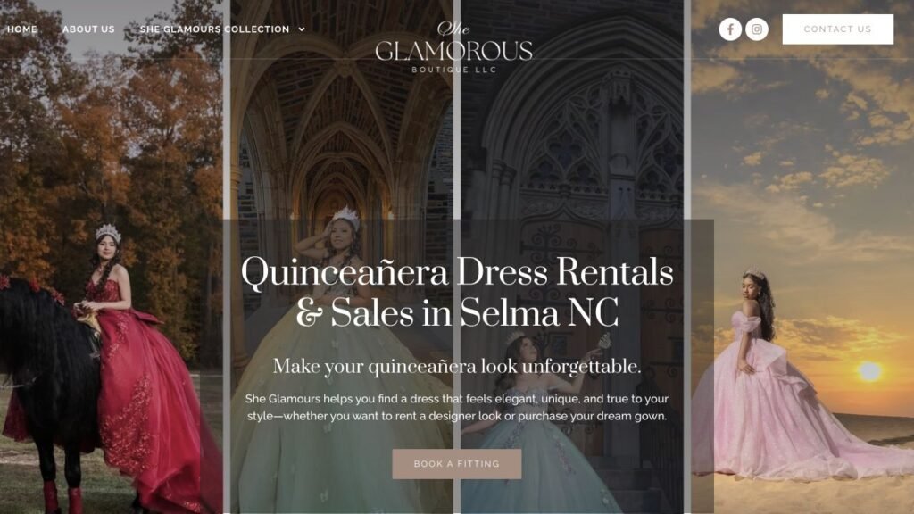 She Glamours website