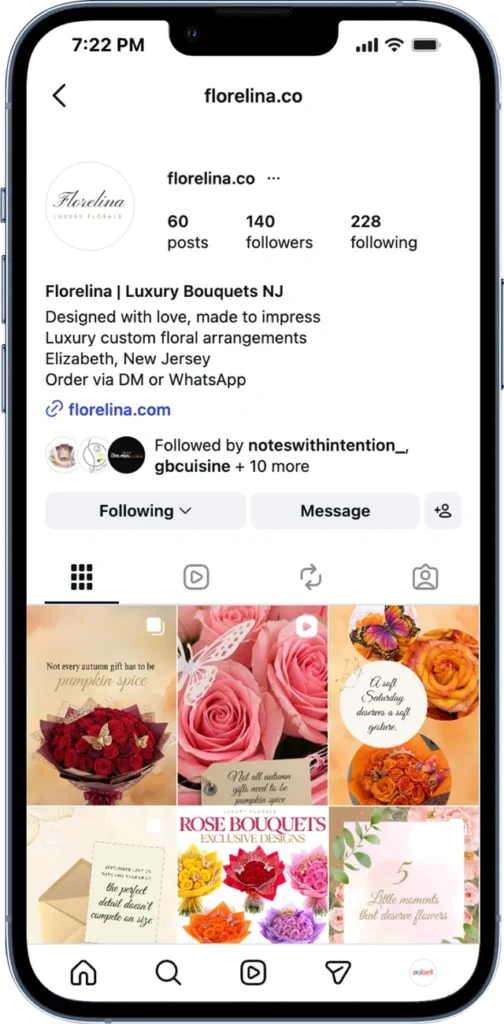 Florelina Instagram work